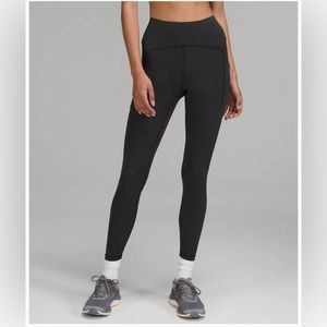Lululemon Power Thru 25” - Black - Size 4